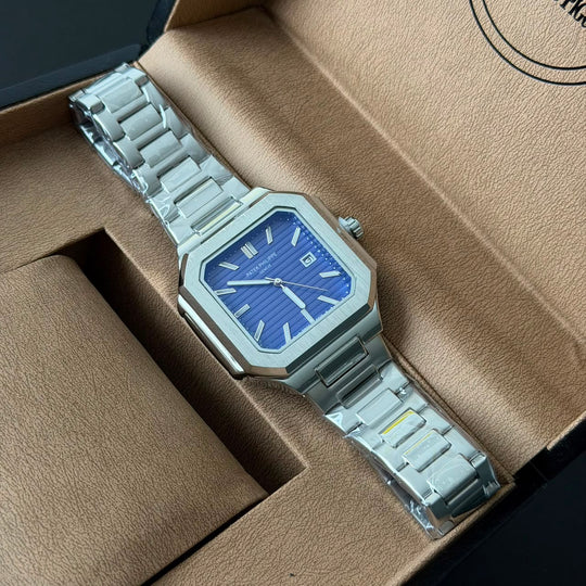 Patek Philippe Nautilus Style – Silver Blue Dial