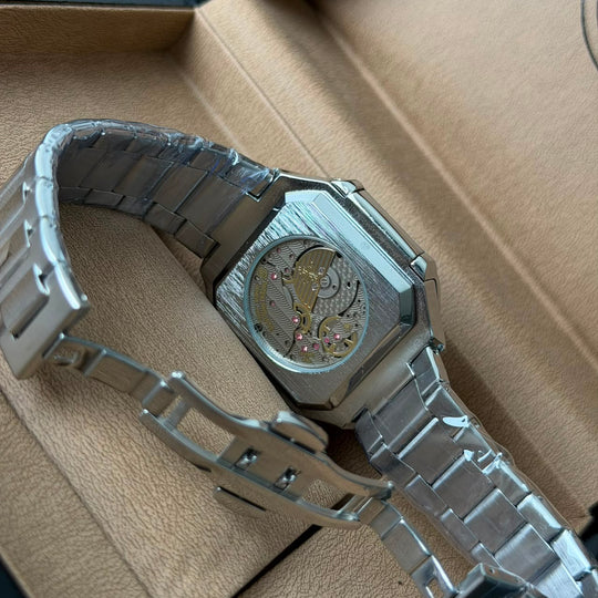 Patek Philippe Nautilus Style – Silver Blue Dial