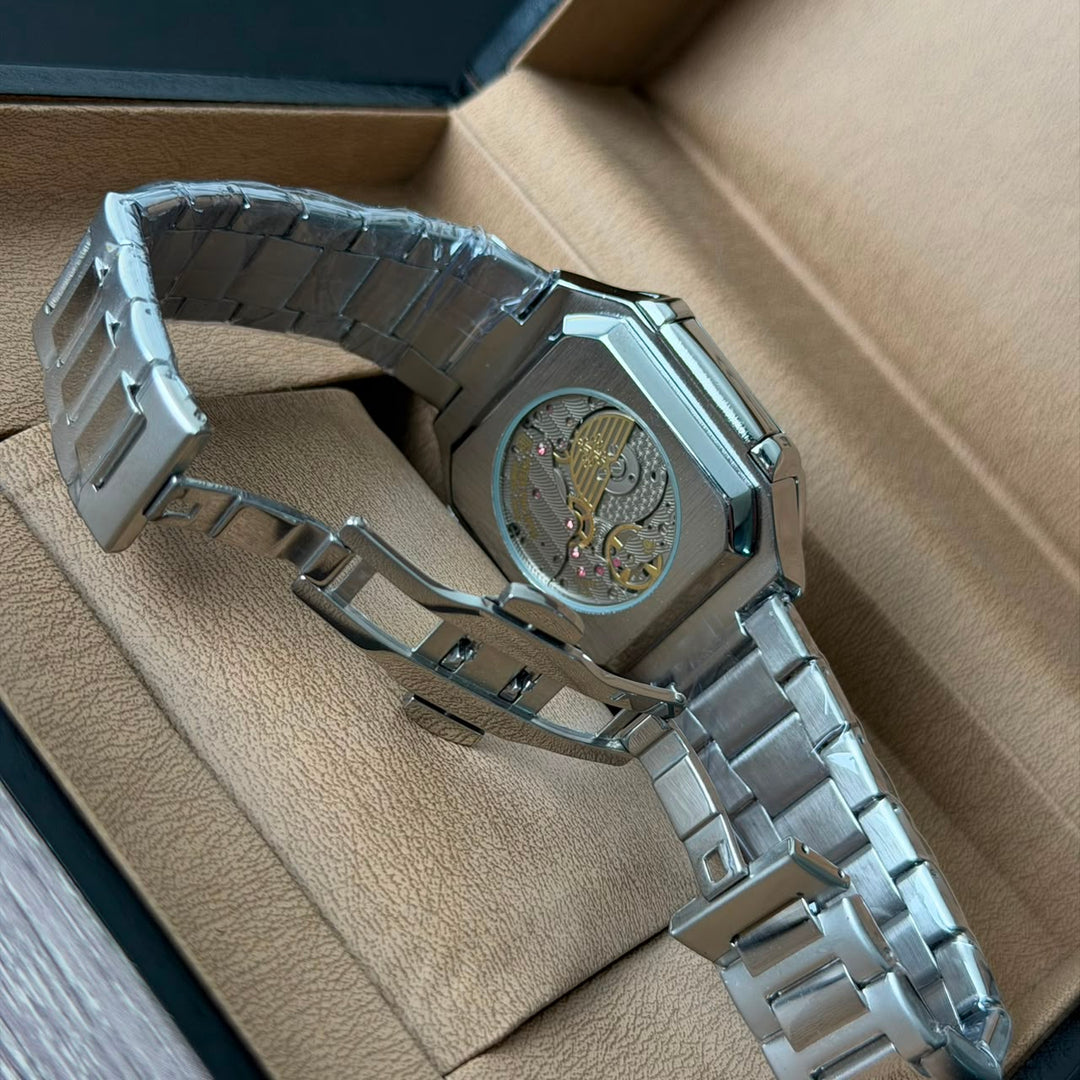 Patek Philippe Nautilus Style – Silver Tiffany Blue Dial