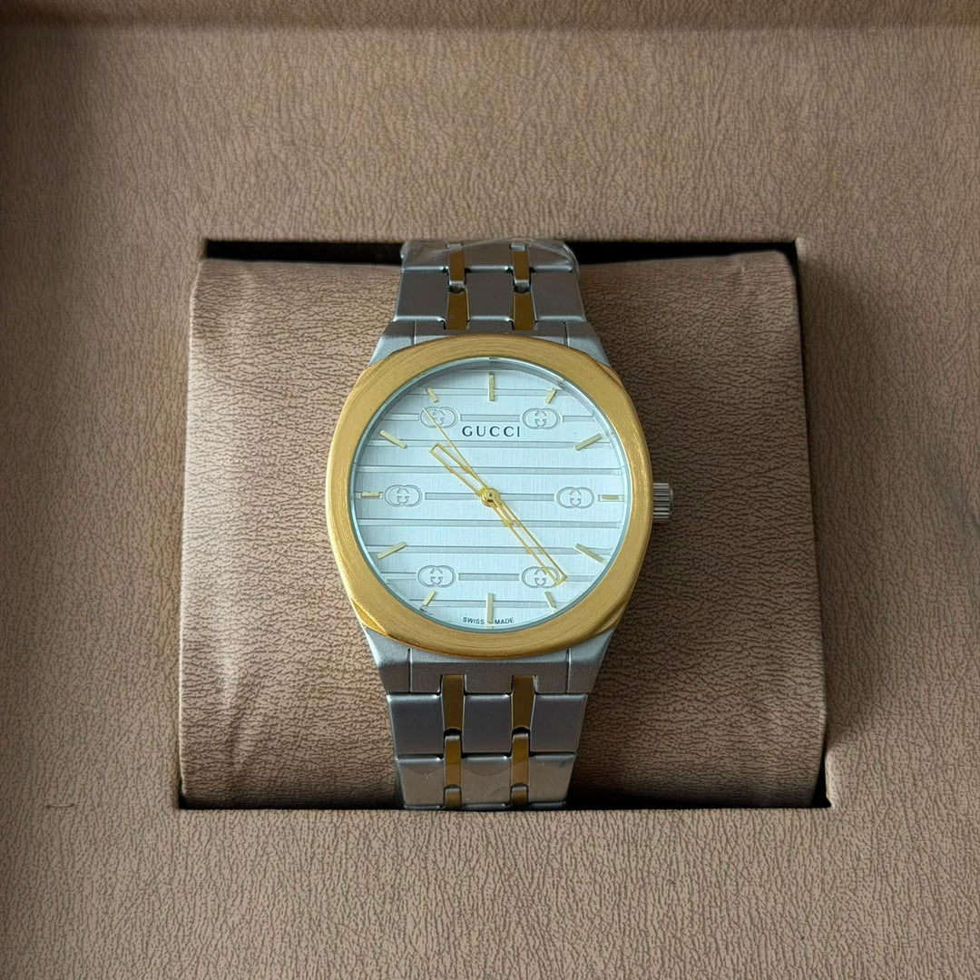 Gucci Two-Tone Classic – Silver &amp; Gold