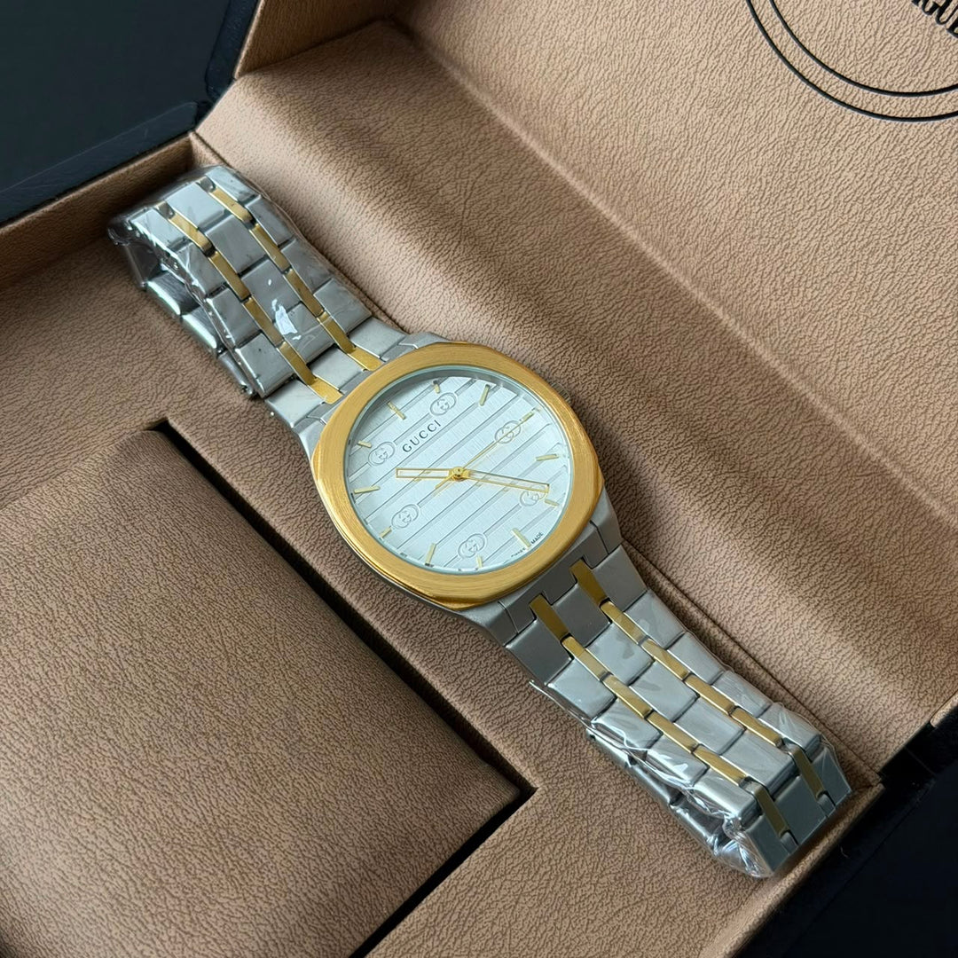 Gucci Two-Tone Classic – Silver &amp; Gold