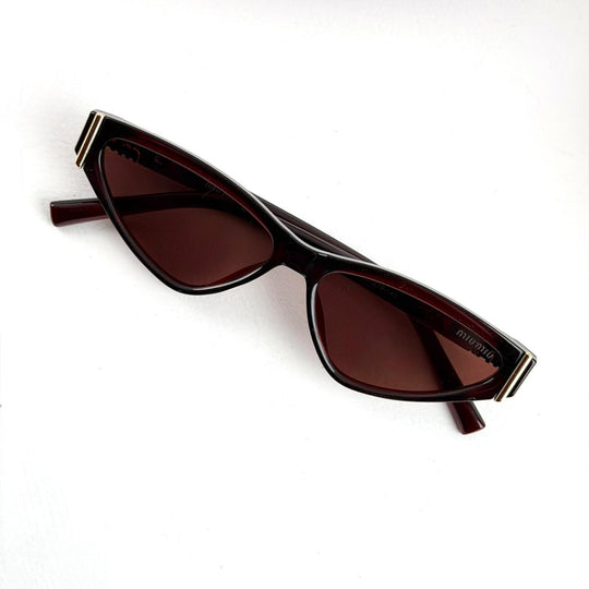 Miu Miu Sharp Cat Eye – Burgundy Brown