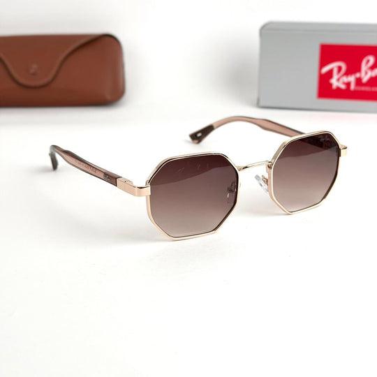Ray-Ban Octagon Classic – Rose Gold Brown