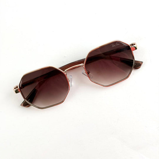 Ray-Ban Octagon Classic – Rose Gold Brown