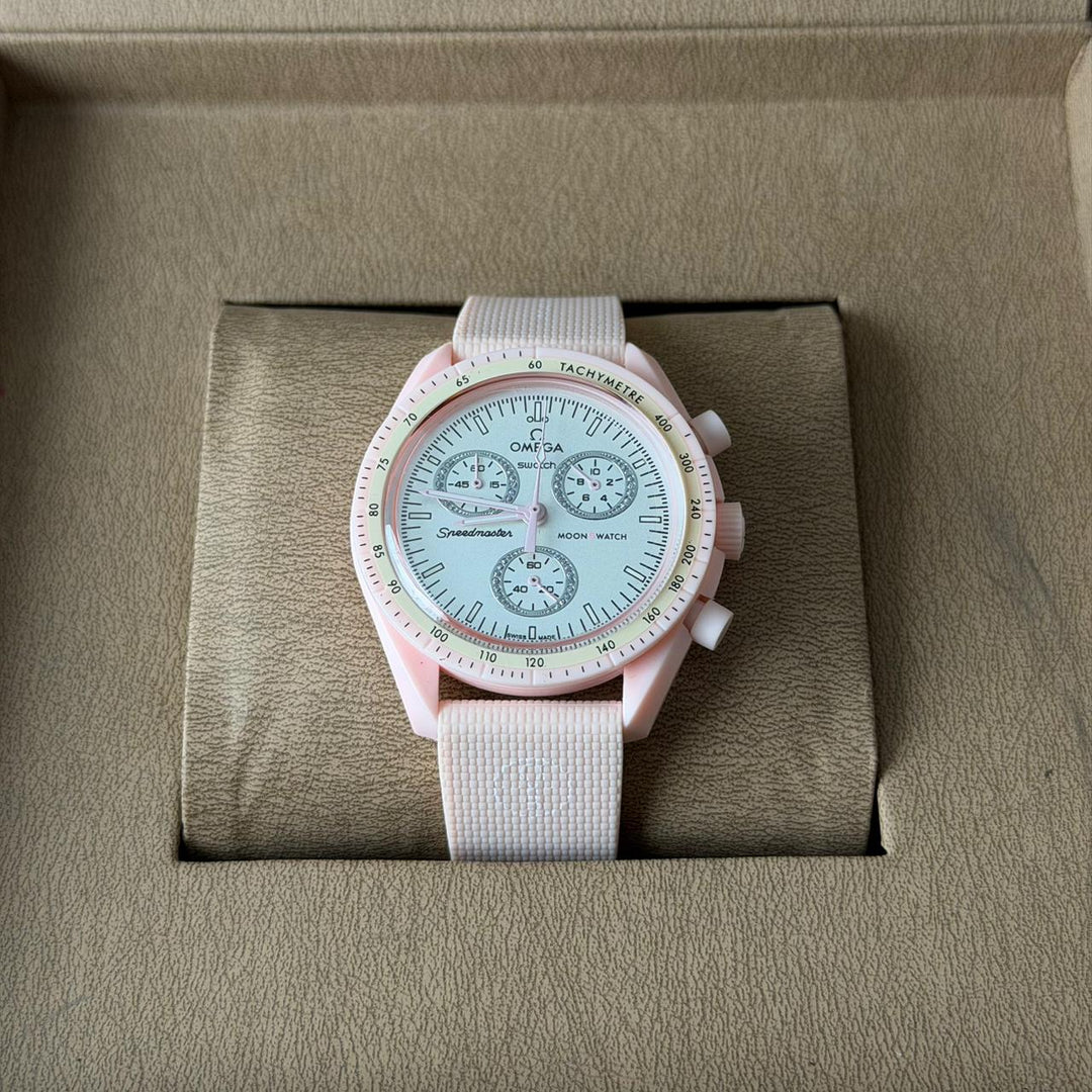Omega × Swatch MoonSwatch – Mission to Venus Pink Edition