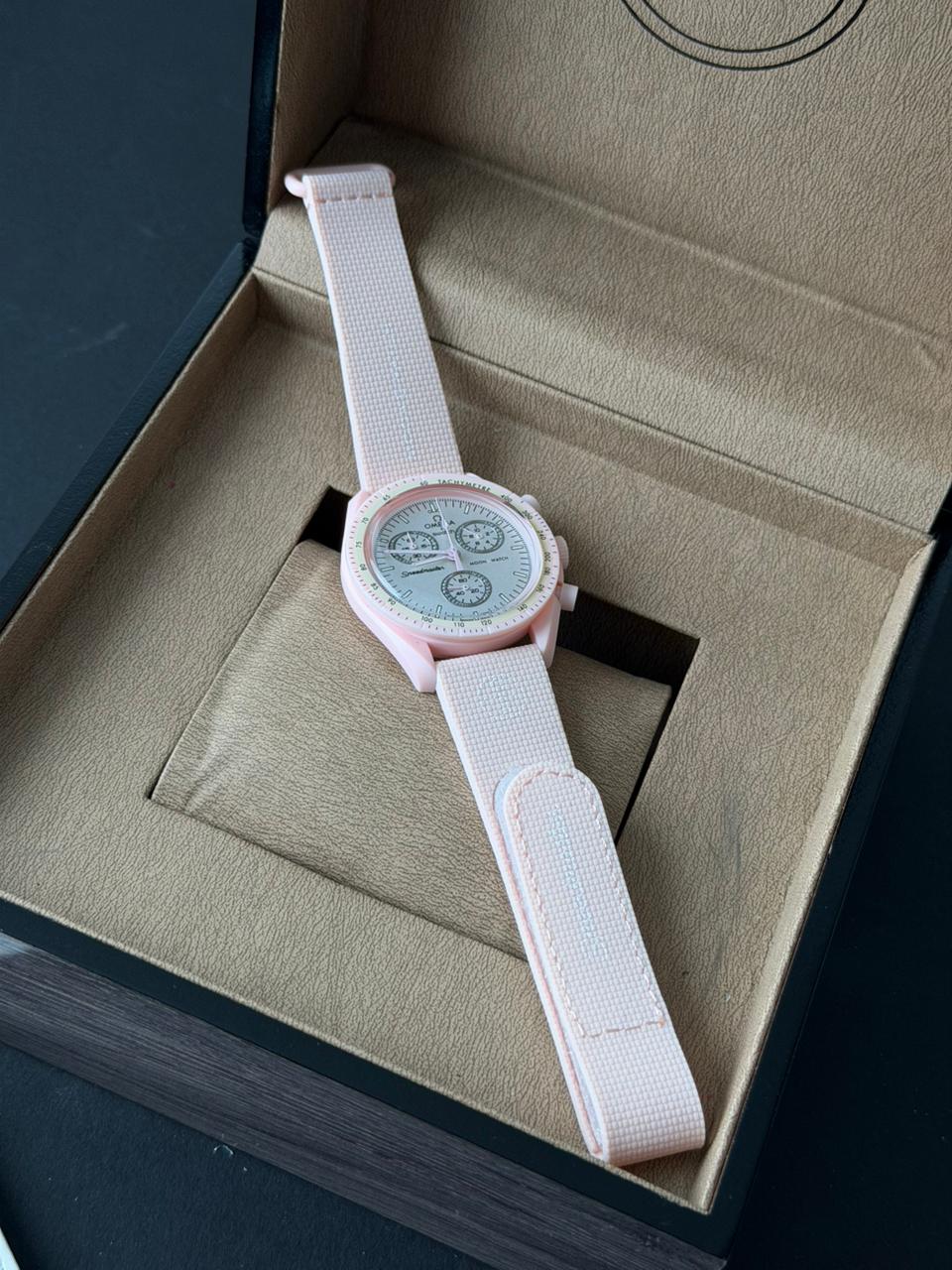 Omega × Swatch MoonSwatch – Mission to Venus Pink Edition