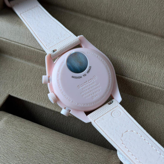 Omega × Swatch MoonSwatch – Mission to Venus Pink Edition