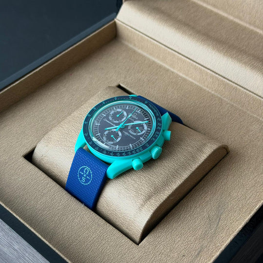 Omega × Swatch MoonSwatch – Mission on Earth Turquoise Edition