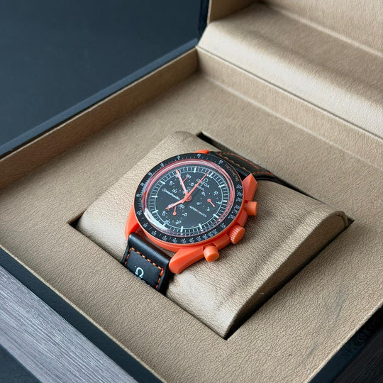 Omega × Swatch MoonSwatch – Mission on Earth Lava Edition