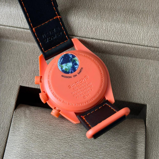 Omega × Swatch MoonSwatch – Mission on Earth Lava Edition