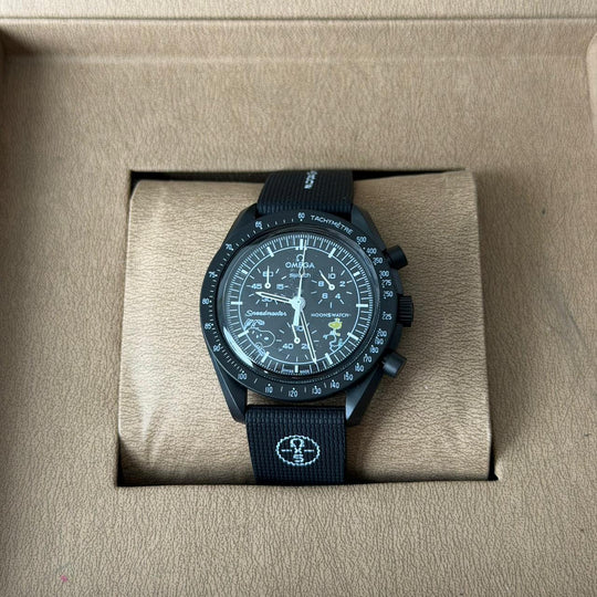 Omega × Swatch MoonSwatch – Mission to the Moon Black Edition