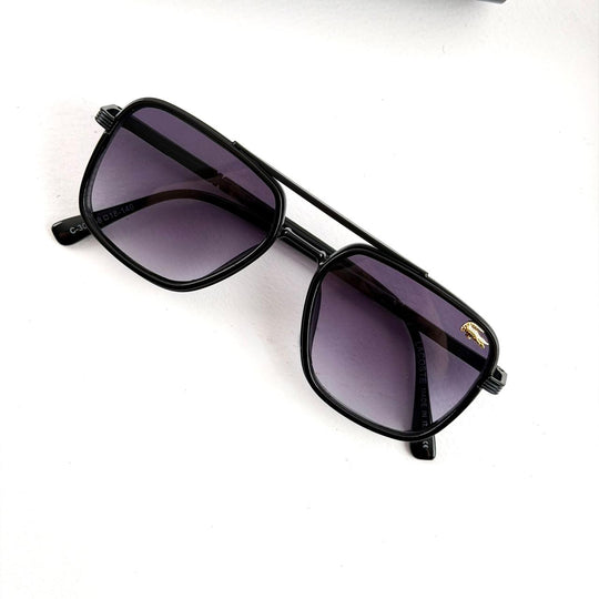 Lacoste Square Aviator – Black/Purple Gradient