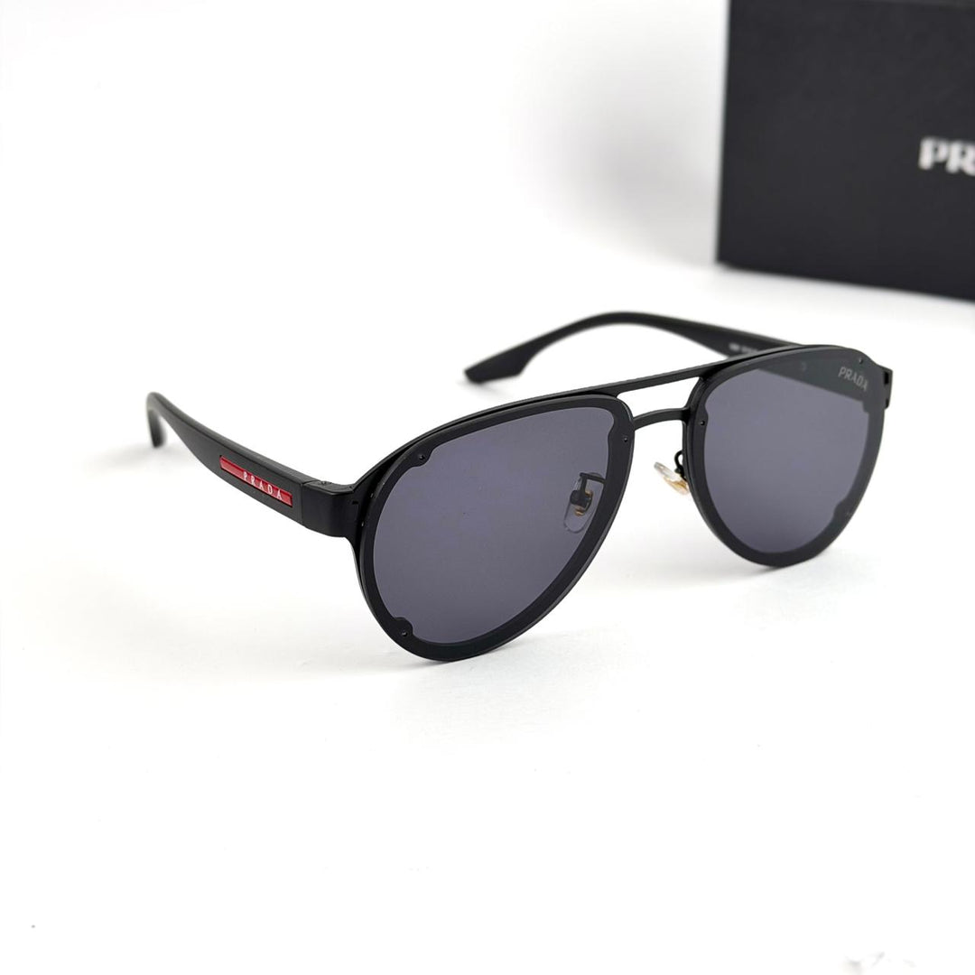 Prada Linea Rossa Aviator – Black