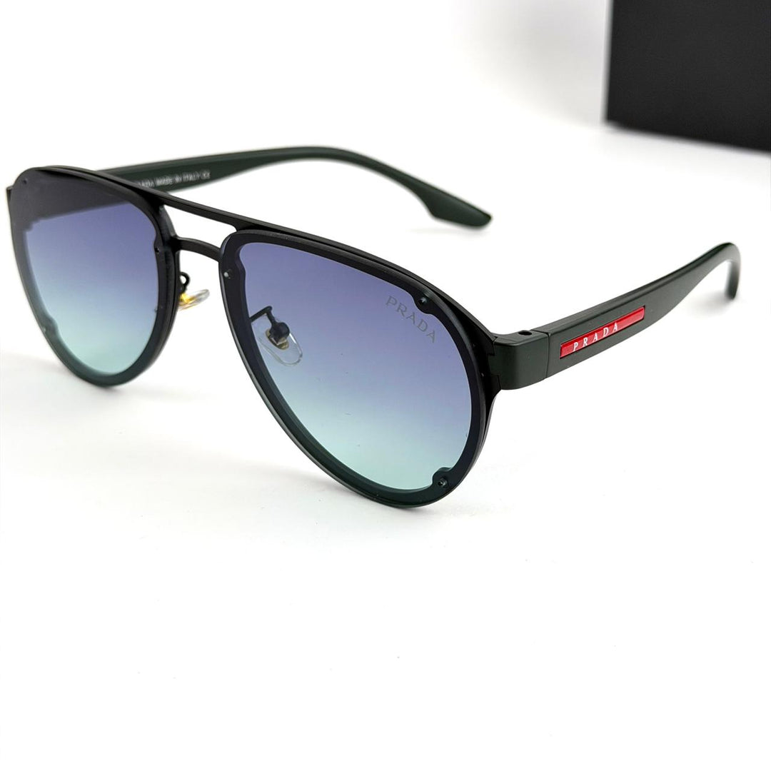 Prada Linea Rossa Aviator – Blue Gradient