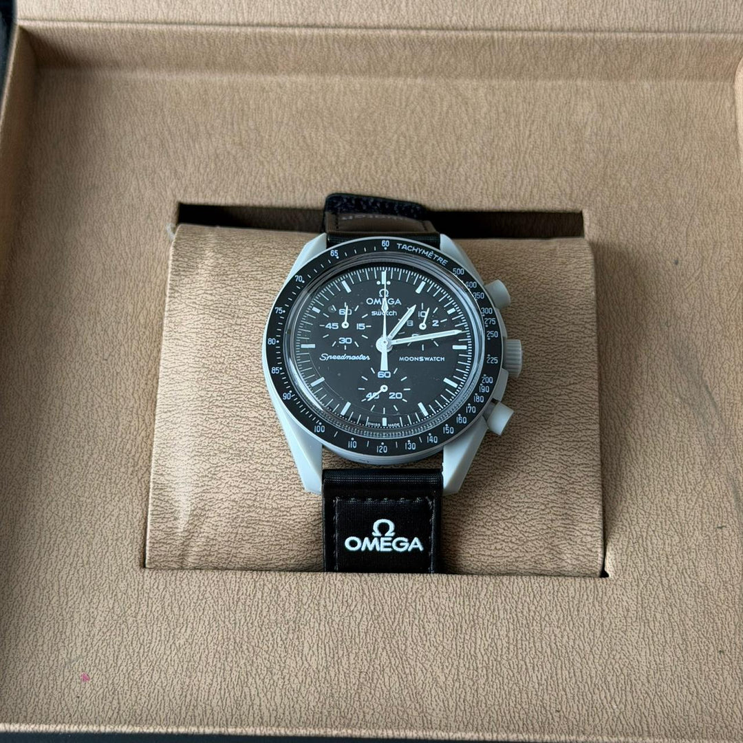 Omega × Swatch MoonSwatch – Mission to the Moon Shadow Edition