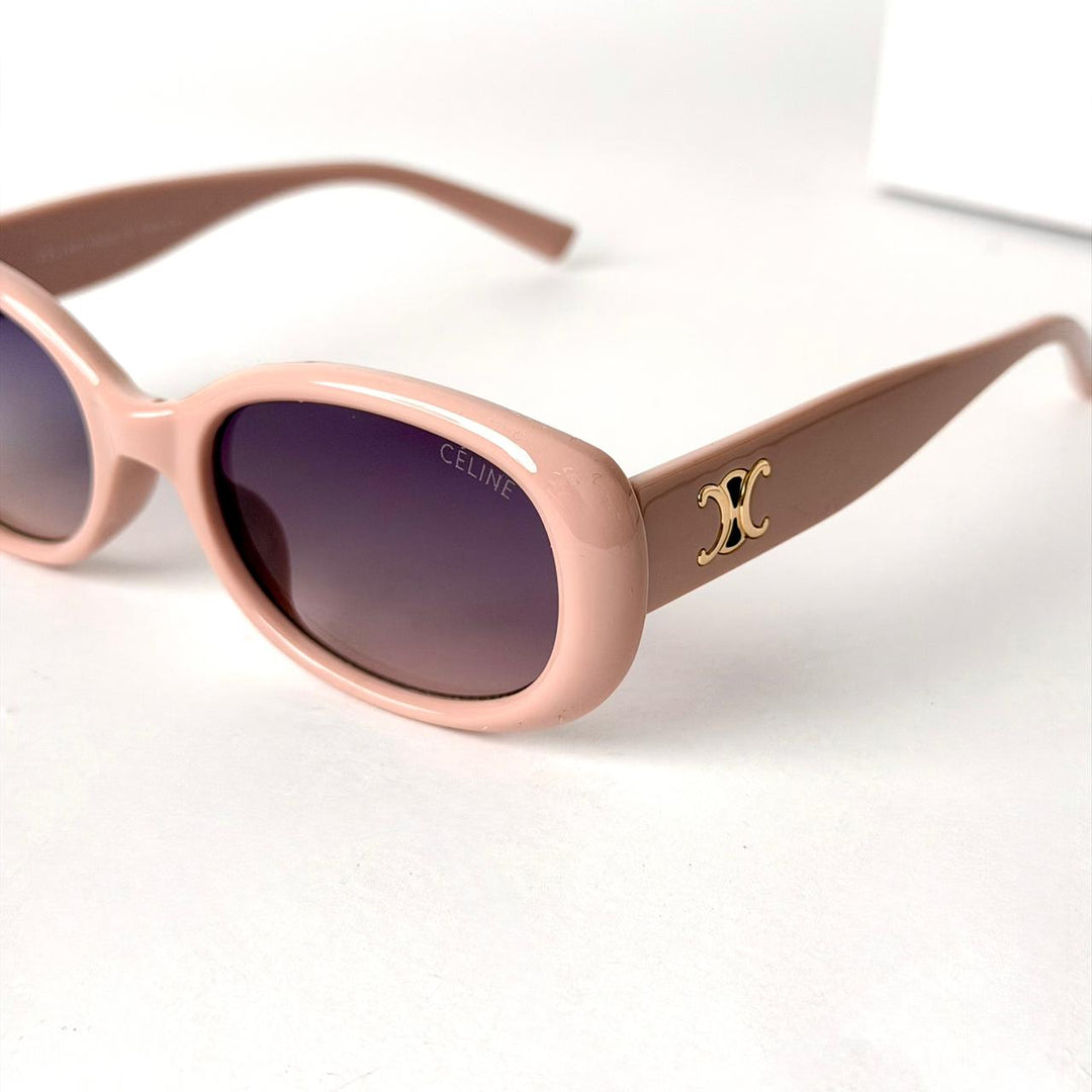 Celine Oval Pink – Gradient Rose