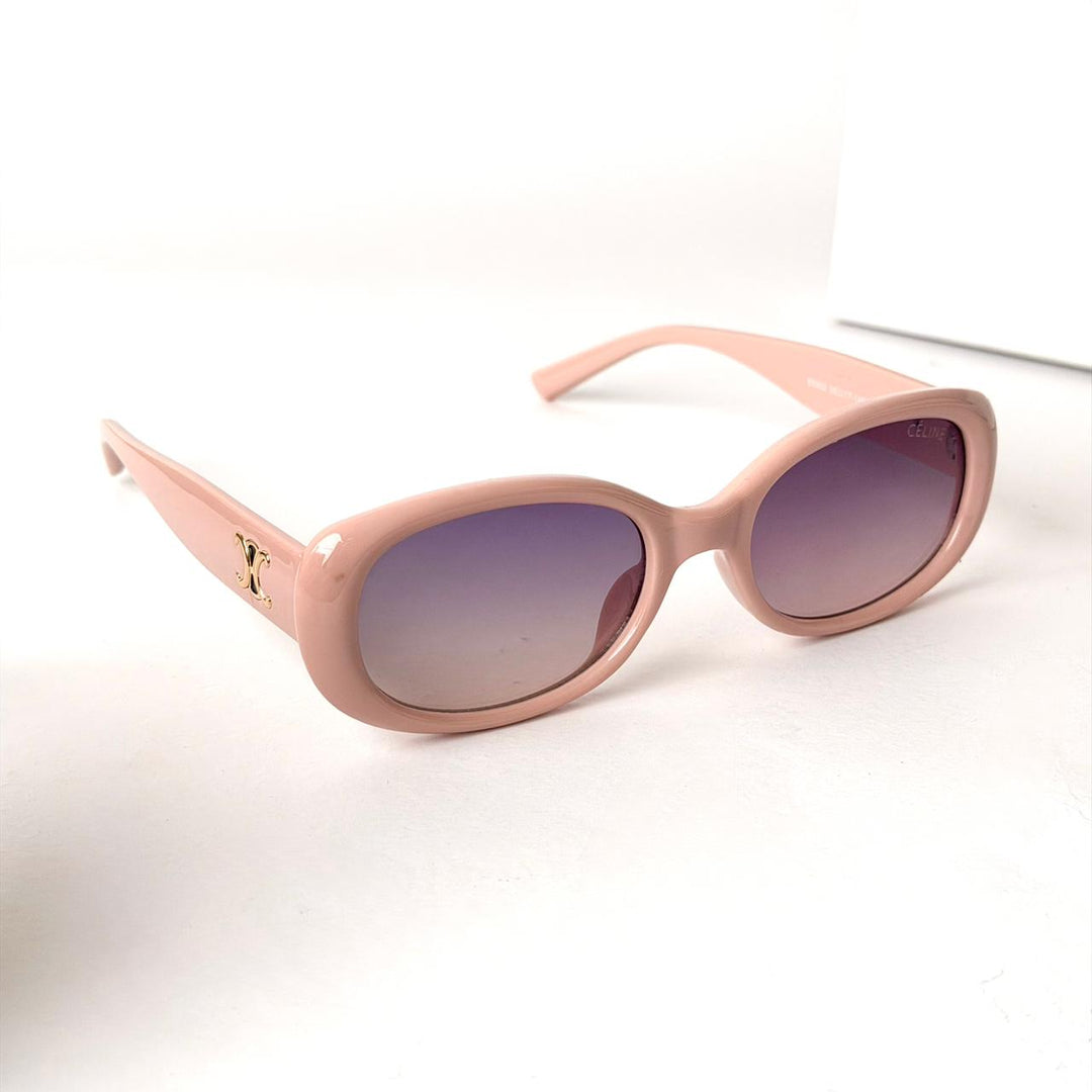 Celine Oval Pink – Gradient Rose