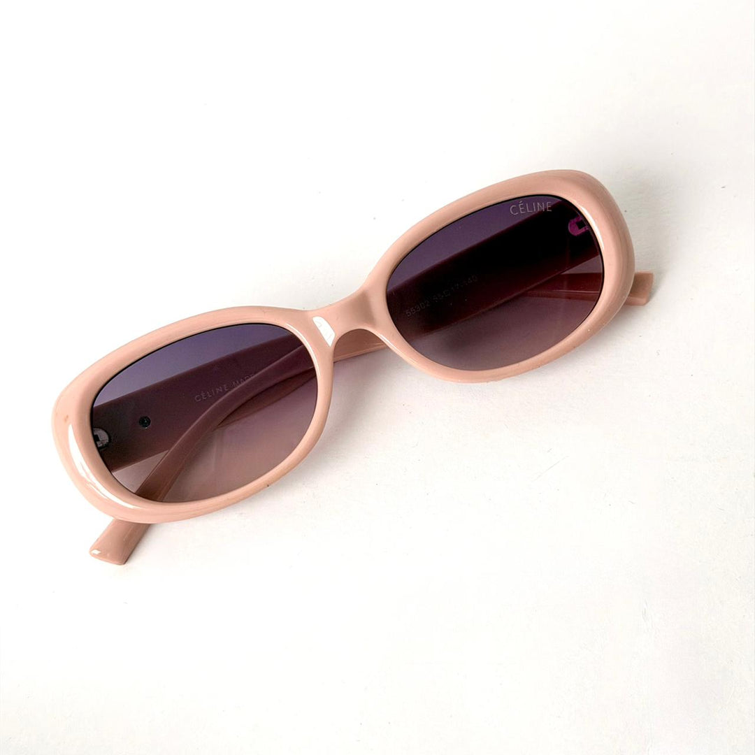 Celine Oval Pink – Gradient Rose