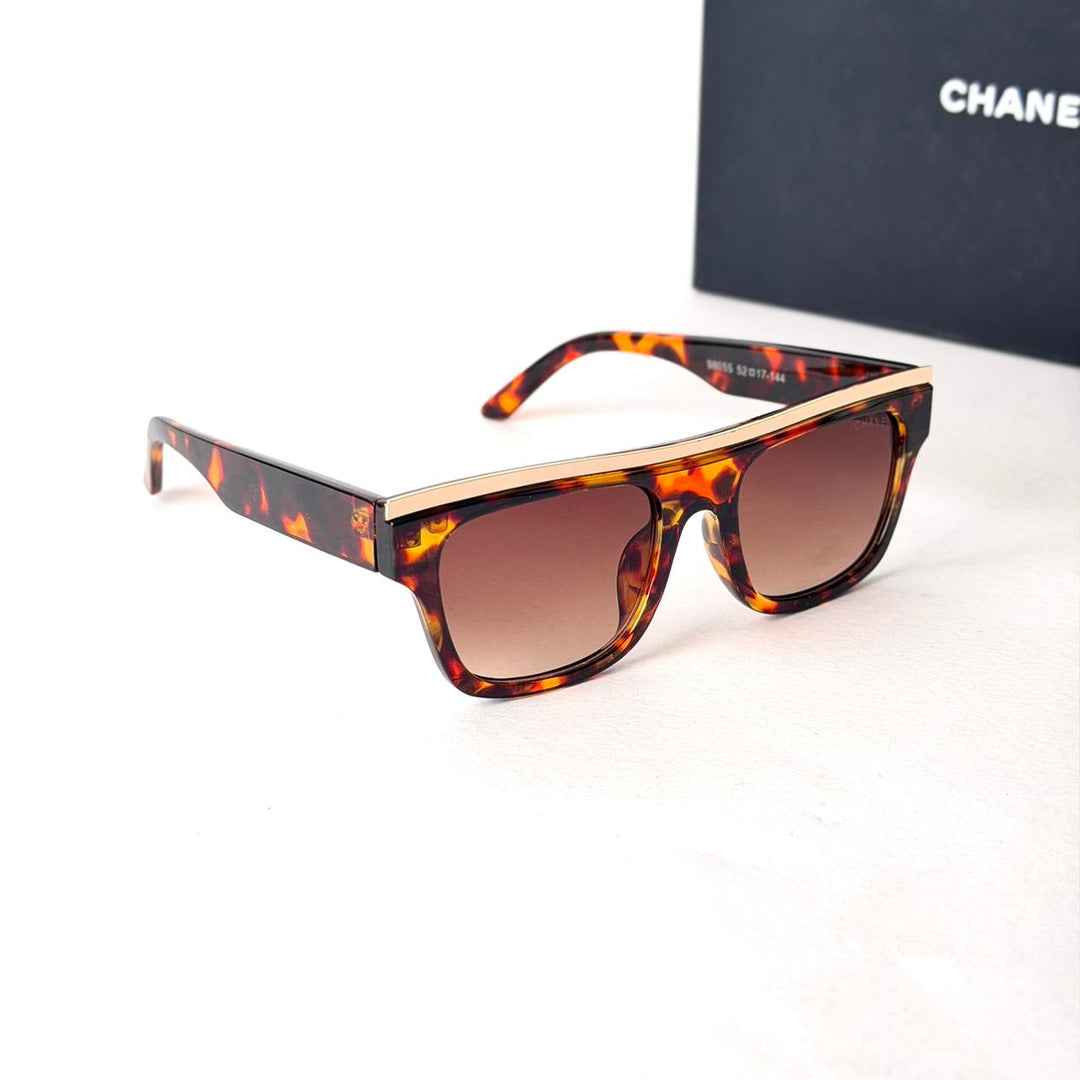 Chanel Gold Line – Tortoise Brown