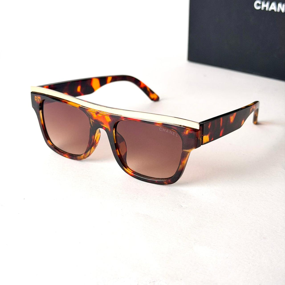 Chanel Gold Line – Tortoise Brown
