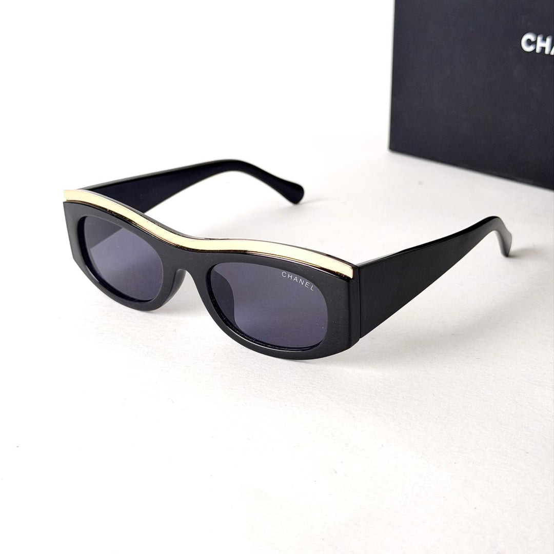 Chanel Signature Gold Bar – Black