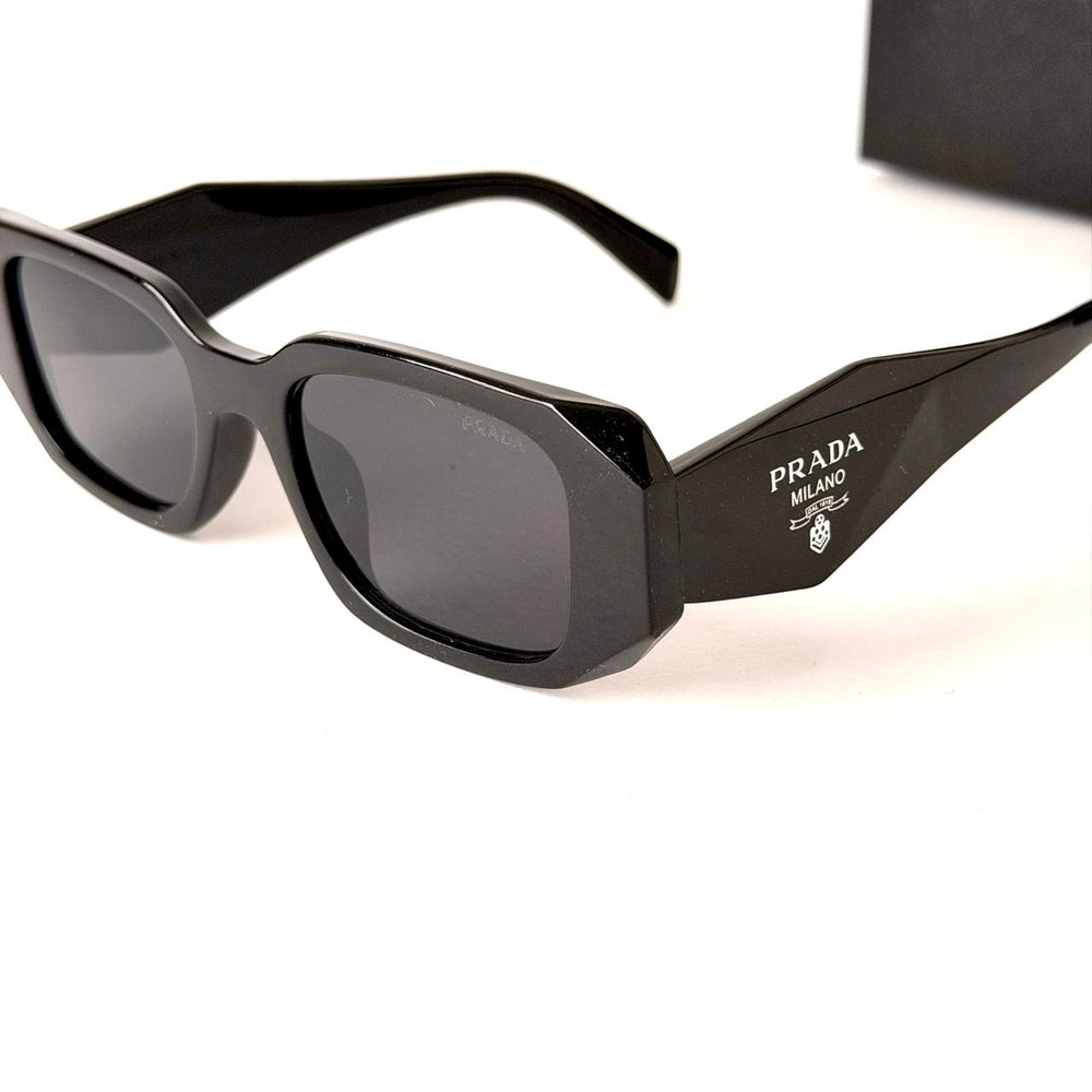 PRADA Milano Rectangle – Black Grey