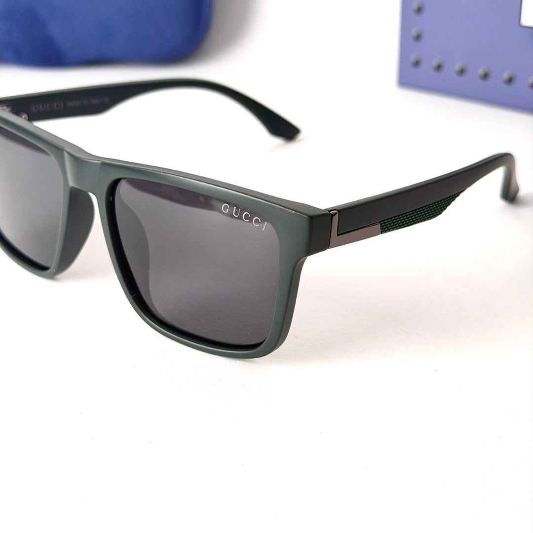 GUCCI Urban Square – Matte Forest Green Grey