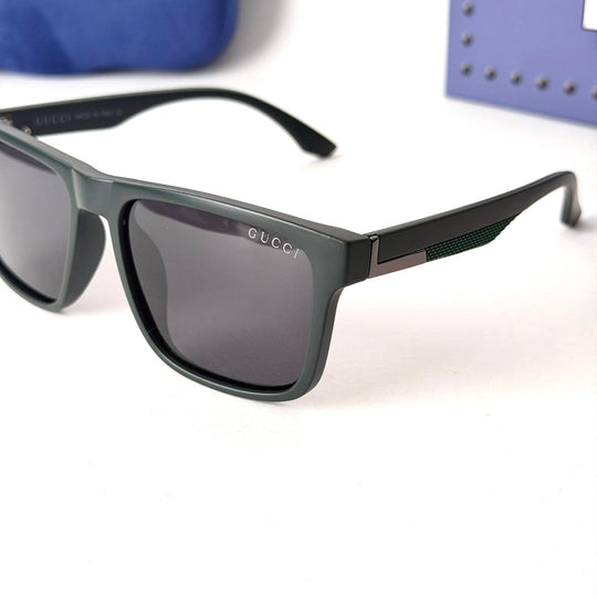 GUCCI Urban Square – Matte Forest Green Grey
