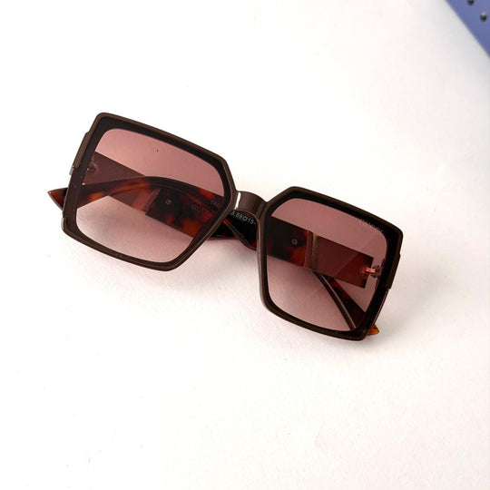 GUCCI Signature Square – Dark Havana Brown Gradient