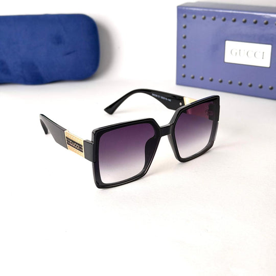 GUCCI Signature Square – Black Violet Gradient