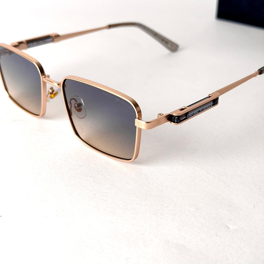 Emporio Armani Metro Square – Rose Gold / Silver Mirror