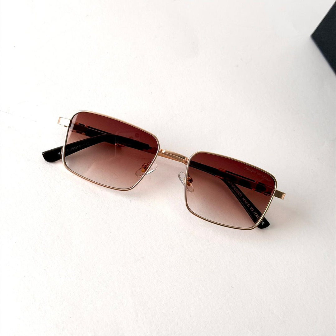 Emporio Armani Metro Square – Rose Gold / Brown Gradient