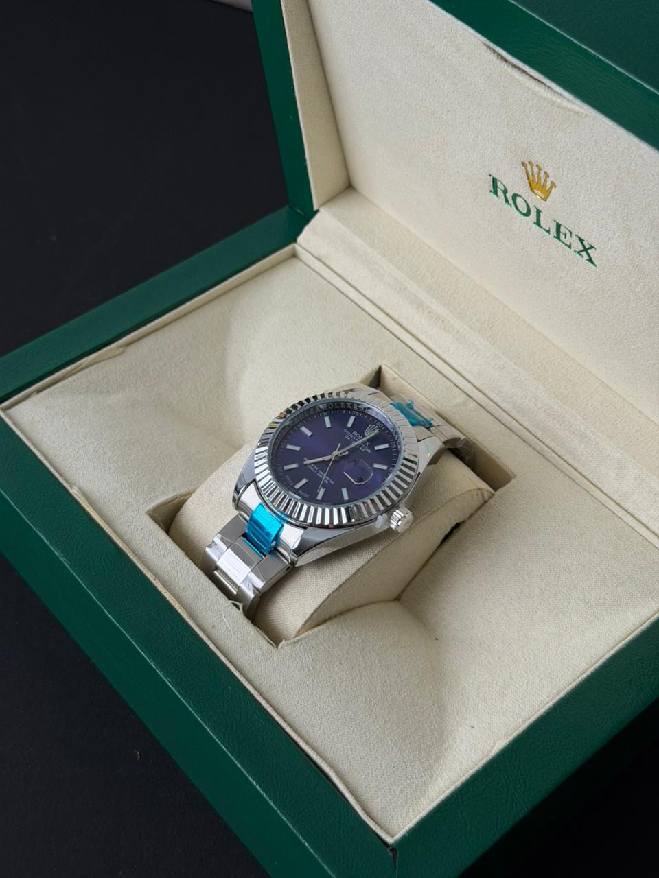 Rolex Datejust – Blue Dial Silver