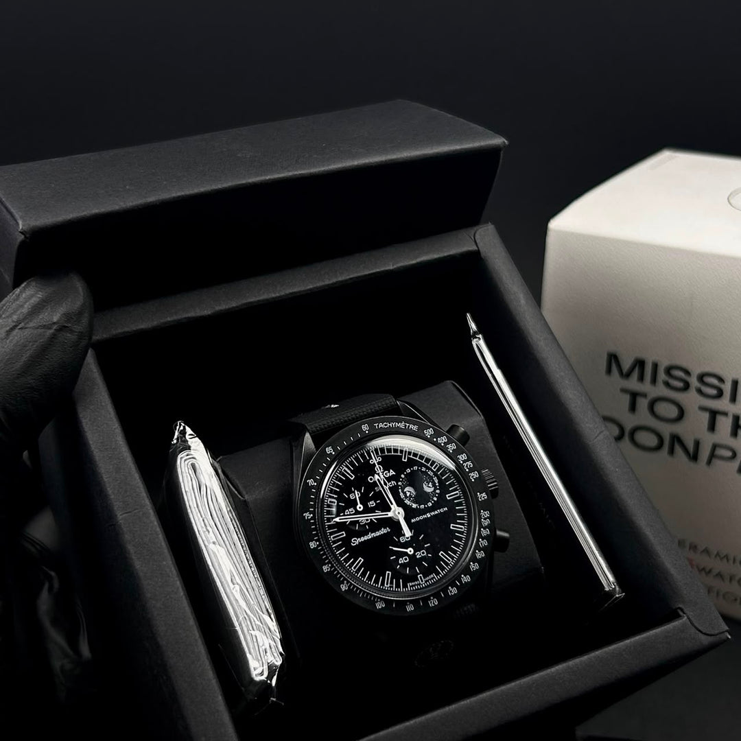 Omega MoonSwatch Mission to the Moon – Black