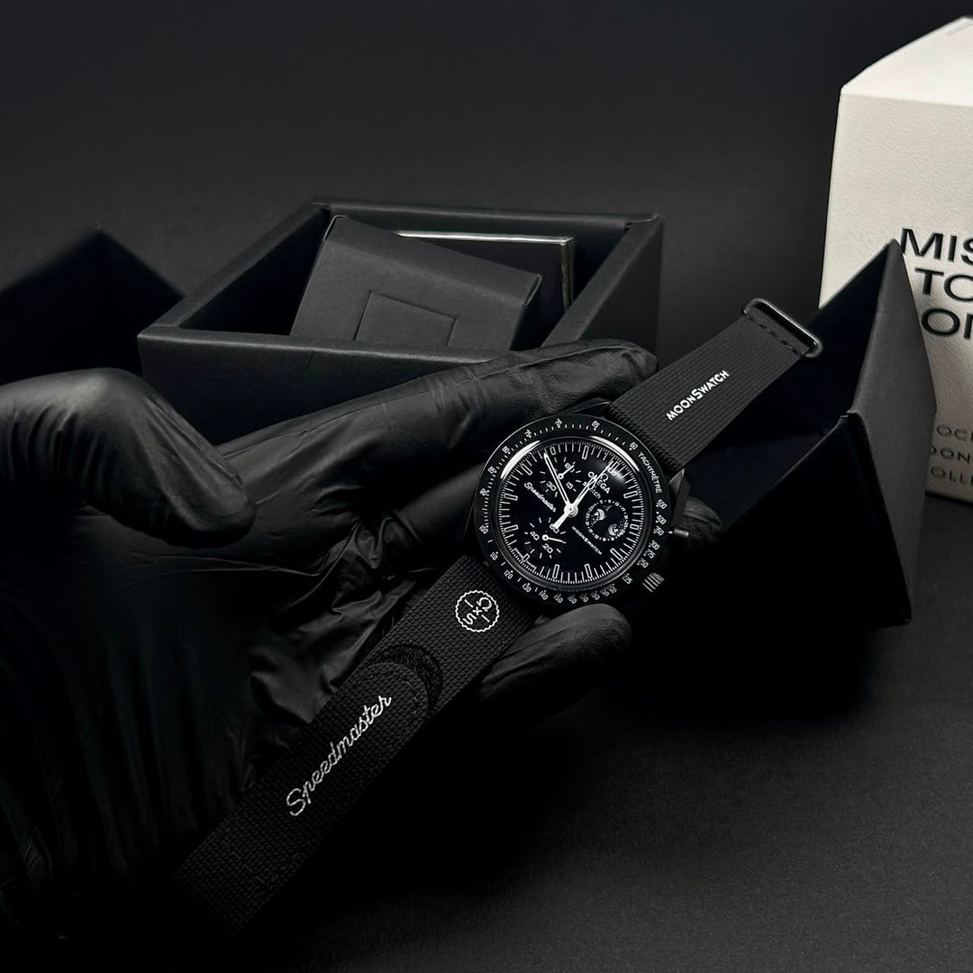 Omega MoonSwatch Mission to the Moon – Black