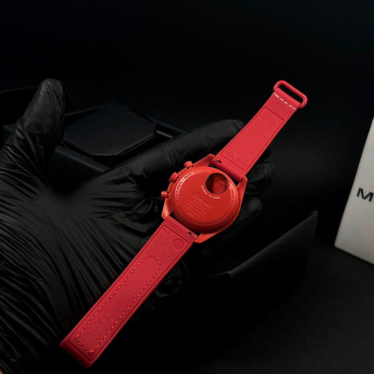 Omega MoonSwatch Mission to Mars – Red White