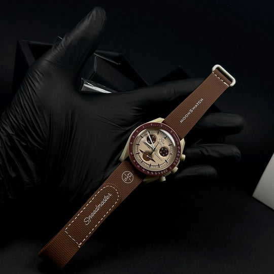 Omega MoonSwatch Mission to Saturn – Brown Beige