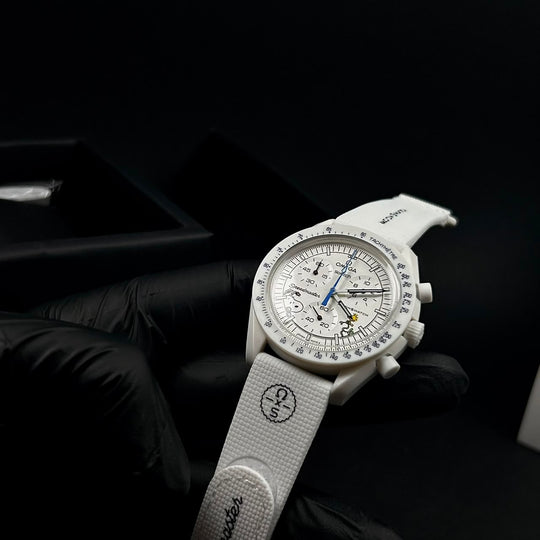 Omega MoonSwatch Mission to the Moon – White