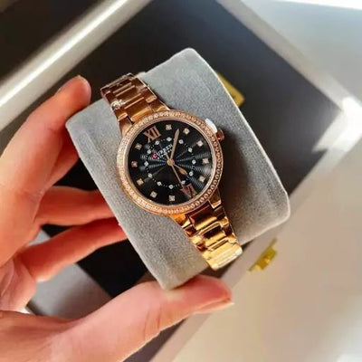 Curren W 9085 Black Rose Gold