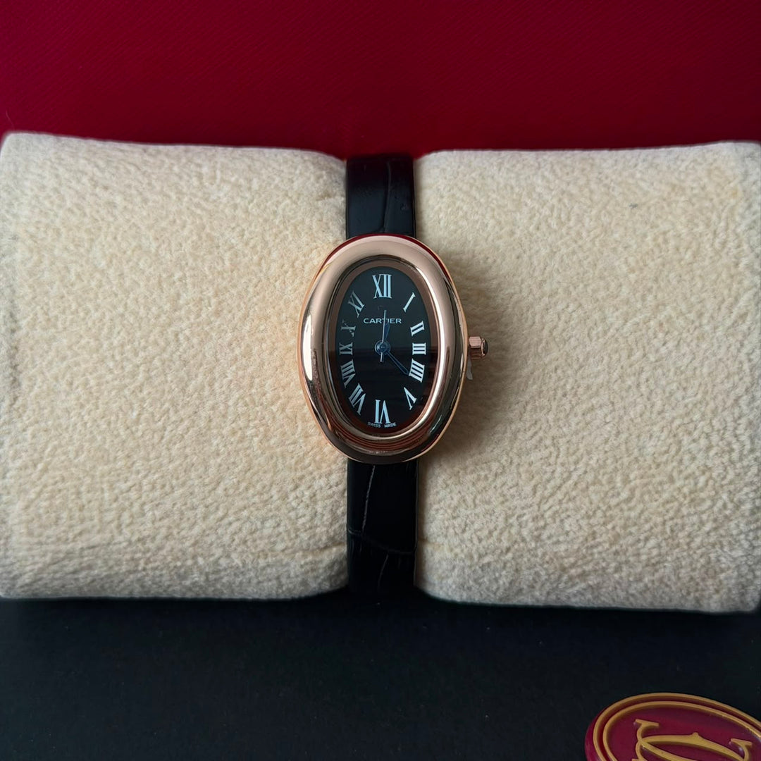 Cartier Baignoire Classic - Black Rose Gold