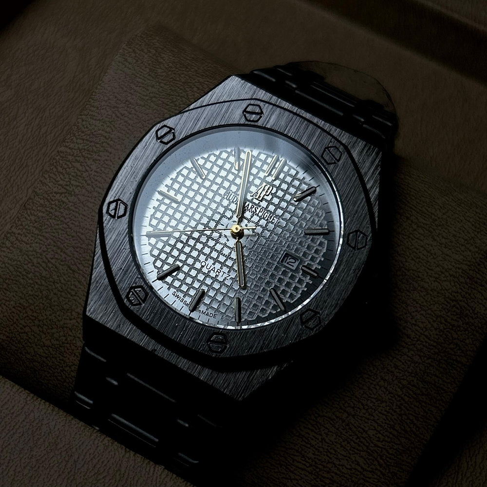 Audemars Piguet Classic Royal Oak For Him – Black White - Giiz store
