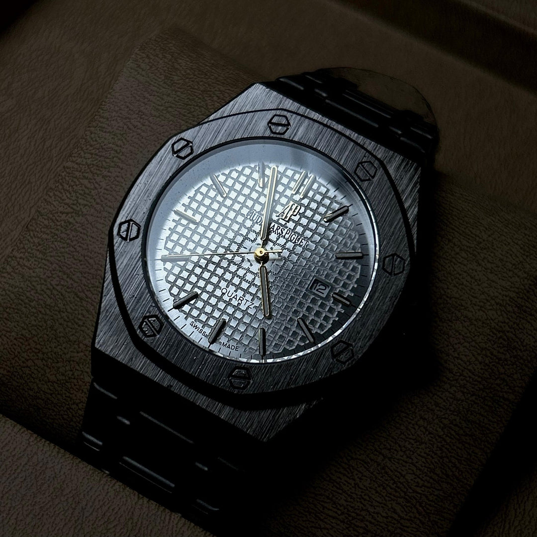 Audemars Piguet Classic Royal Oak For Him – Black White - Giiz store