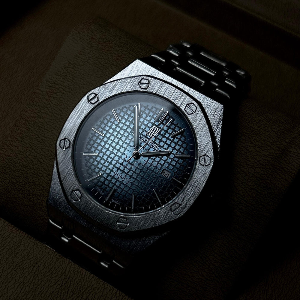Audemars Piguet Classic Royal Oak For Him – Silver Blue - Giiz store