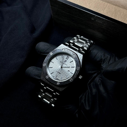 Audemars Piguet Classic Royal Oak For Him – Silver White - Giiz store