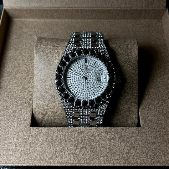 Audemars Piguet Full Diamond - Silver Black - Giiz store