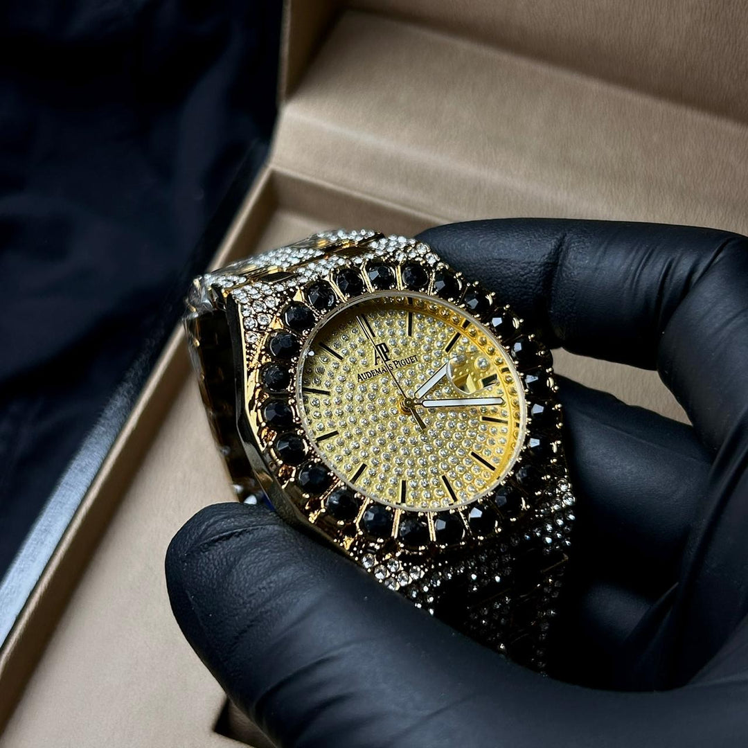 Audemars Piguet Full Diamond - Two Tone Gold Black - Giiz store