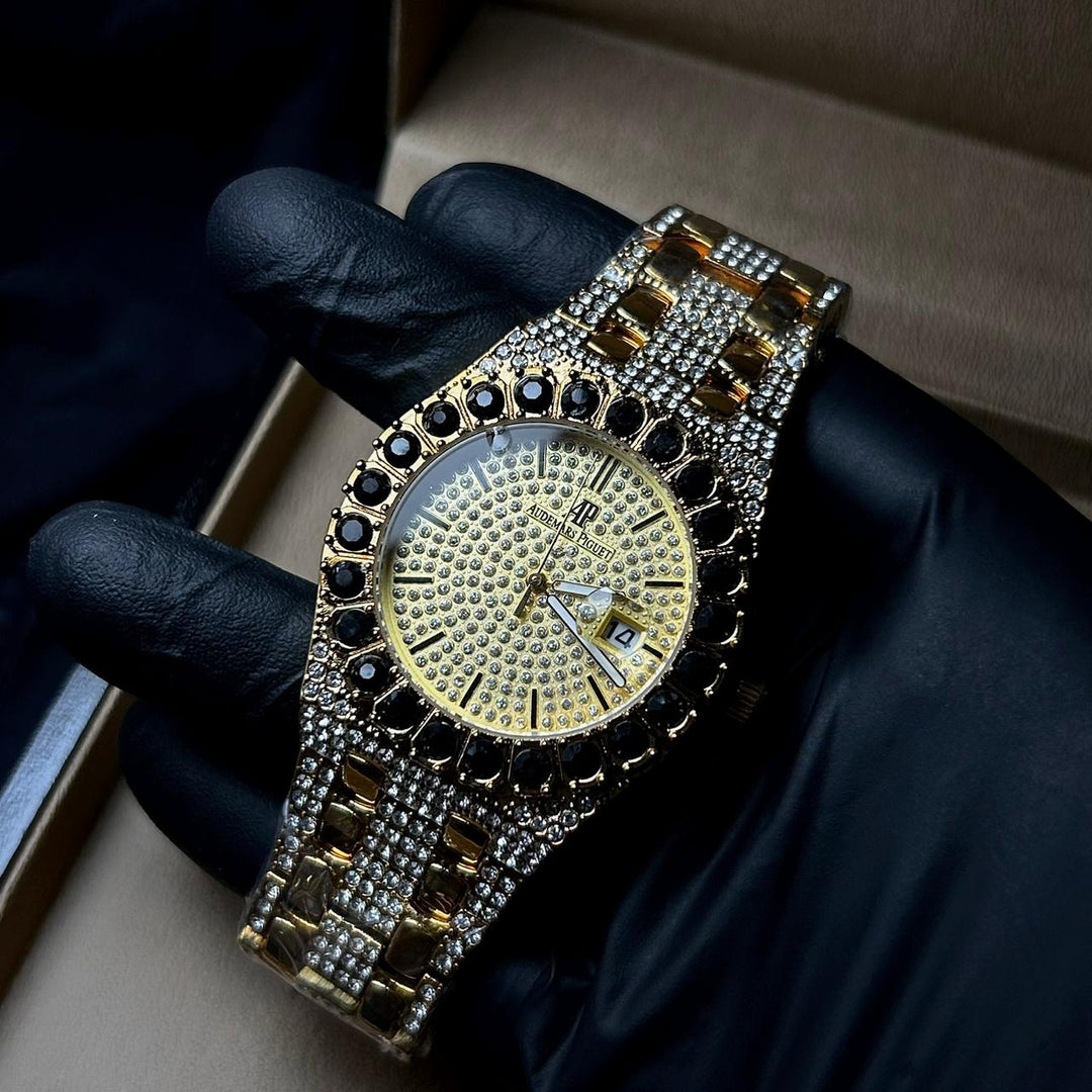 Audemars Piguet Full Diamond - Two Tone Gold Black - Giiz store