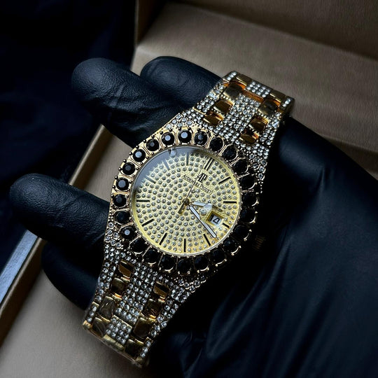 Audemars Piguet Full Diamond - Two Tone Gold Black - Giiz store