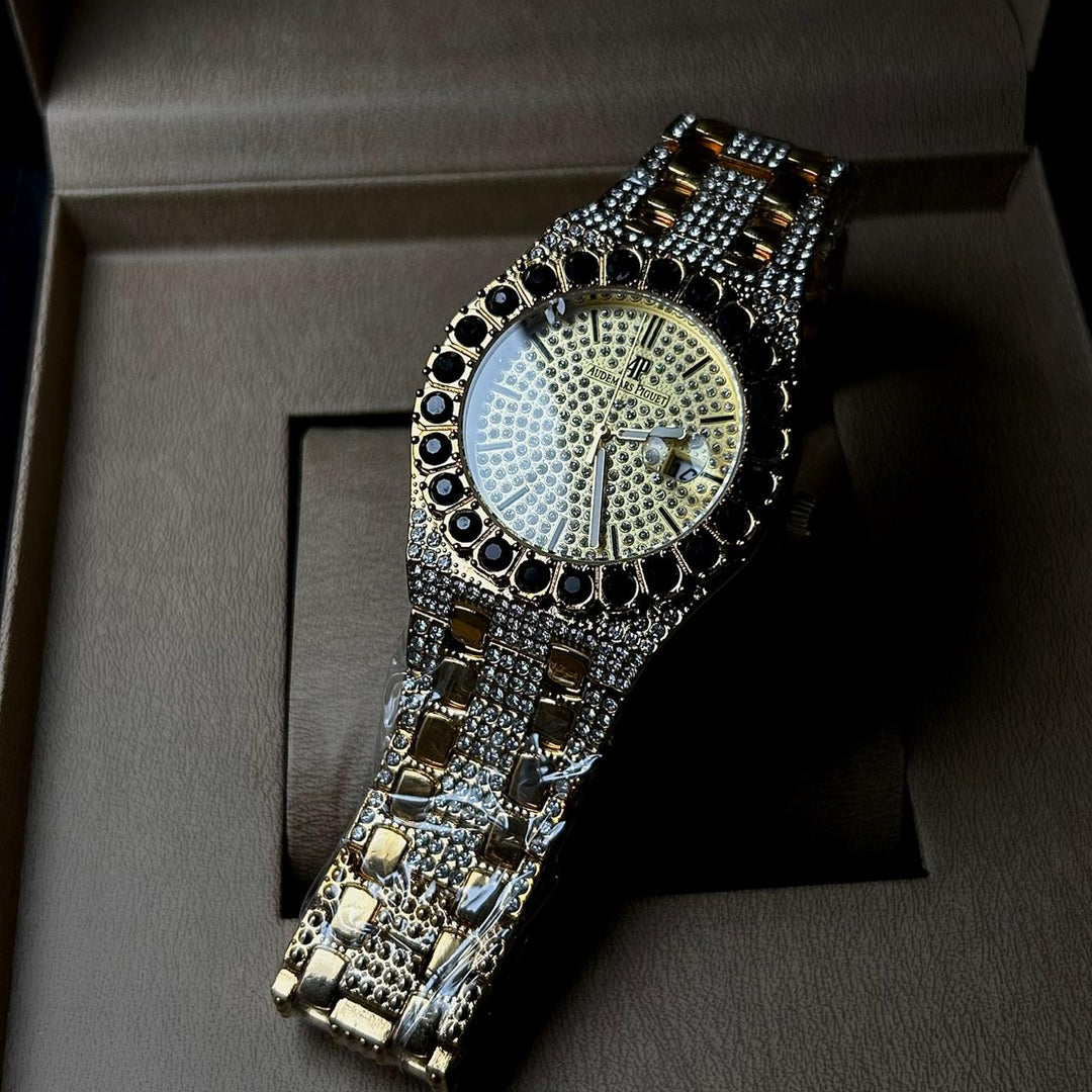 Audemars Piguet Full Diamond - Two Tone Gold Black - Giiz store