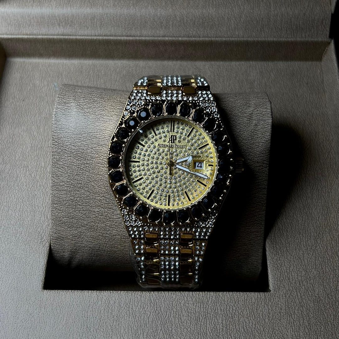 Audemars Piguet Full Diamond - Two Tone Gold Black - Giiz store
